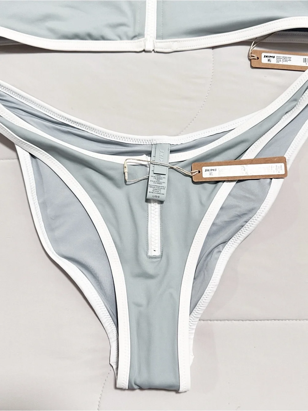 SKIMS Sporty Zipper Swim Two Piece Set